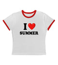 I Love Summer - Ringer Tee
