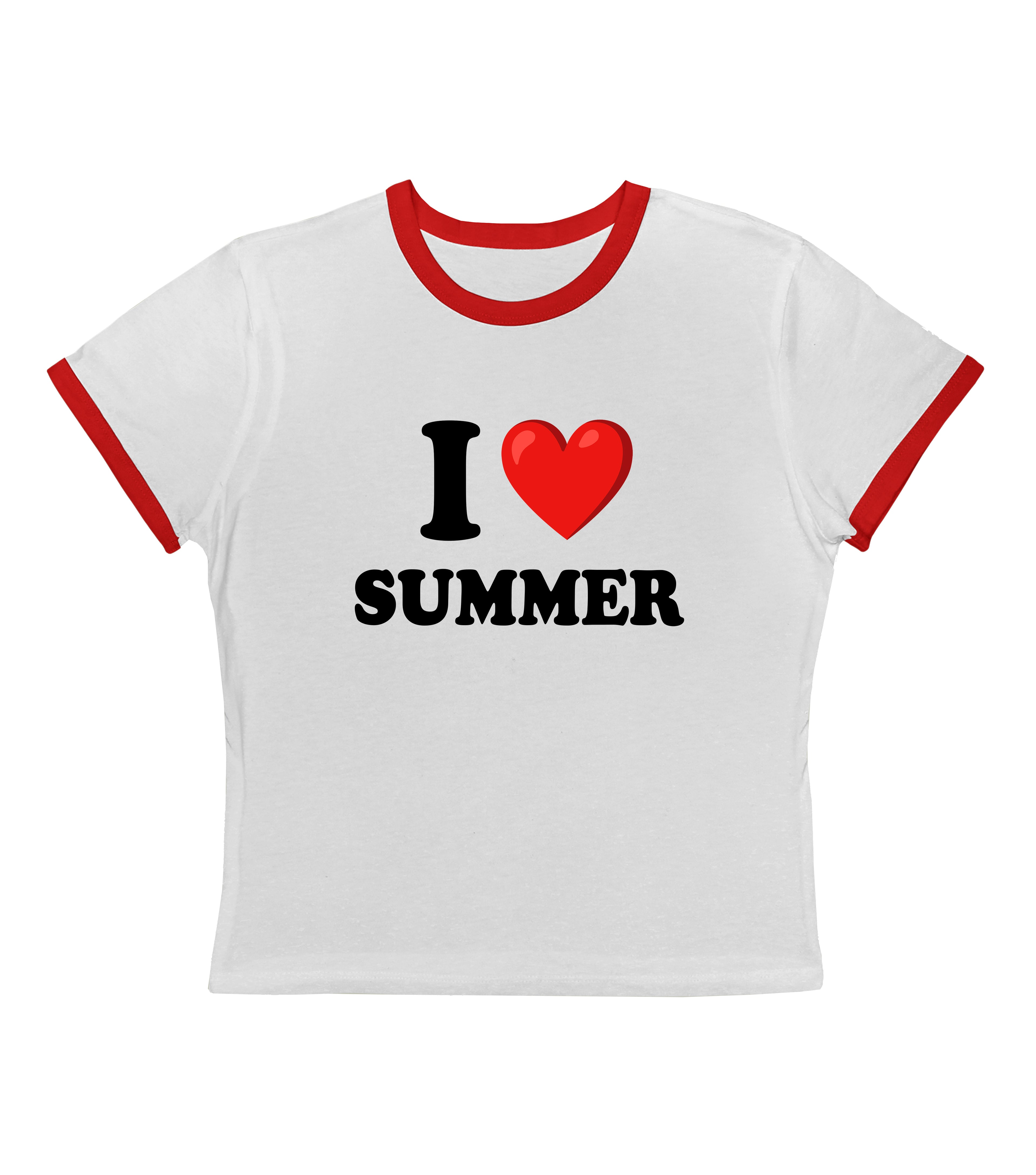 I Love Summer - Ringer Tee