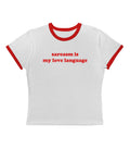 Sarcasm V1 - Ringer Tee