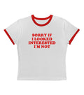 Sorry If I Looked.. - Ringer Tee